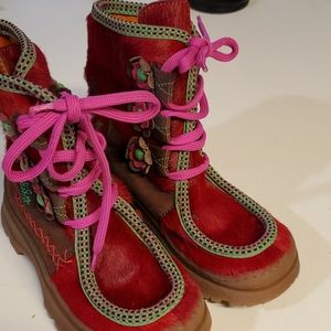 Oilily Pony Hair Girl's Boots size 30 (12.5 US)